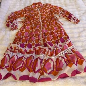 This Anthropologie MAXI Dress is Size XL and very lovely on. Worn once!